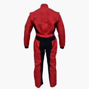 Traje de Carreras de Karting Unisex Rojo Impermeable y Transpirable de Talla Grande Personalizado de la Mejor Calidad, Ropa Deportiva de Poliéster/Nailon - Product Image 2