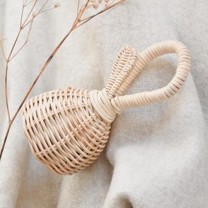 Juguetes para bebés al por mayor, sonajero con forma de pera, lindos sonajeros para recién nacidos, mordedor de ratán natural - Product Image 4