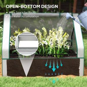 Mini Serra Portatile Moderna con Telaio in Alluminio, Policarbonato e Polietilene per la Crescita delle Piante, Caratteristiche in PVC e Acciaio - Product Image 5