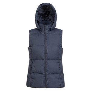 Nouvelle Arrivée 2026 – Gilet matelassé d'hiver personnalisé pour homme, imperméable, coupe-vent, respirant, en polyester, décontracté, à capuche, avec logo - Product Image 1