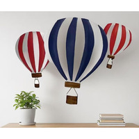 Décoration Murale Moderne en Forme de Montgolfière en Fer – Design Multifonctionnel pour Salon
