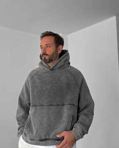 Nueva Sudadera con Capucha Oversize de Moda, Unisex, Estilo Vintage, con Bordado Desgastado, Lavado Ácido, Sudadera Personalizada para Hombre - Product Image 2