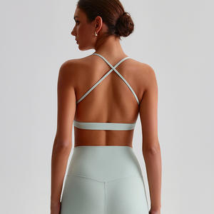 Conjuntos de Yoga de Cintura Alta con Patrón Sólido, 2 y 4 Piezas, Leggings para Mujer, Sin Costuras, Resistentes a las Arrugas, para Adultos, Conjuntos de Yoga de Nailon - Product Image 1