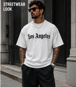 Custom Oversized Streetwear T-Shirt 100% Cotton Heavyweight Graphic Tee | Free Custom Logo Print - Product Image 3