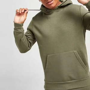 High Quality Custom Men Fleece Tracksuit Set Casual Two Piece Hip Hop Luxury Jogger With Hooded Winter Men Leisurewear Hoodie - Product Image 2