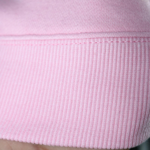 Sudadera Rosa Oversize con Cuello Redondo y Estampado de Frases, Ajuste Regular, Unisex, de Algodón Tejido, Estilo Casual de Otoño CLUSH SPORTS - Product Image 6