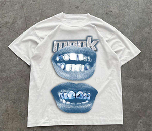 เสื้อยืดโอเวอร์ไซส์ ผ้าหนา 100% คอตตอน สตรีทแวร์ ลายพิมพ์วินเทจ ไซส์พลัส - Product Image 2