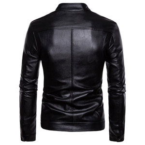 Custom <b>Men's</b> Genuine Leather Bomber <b>Jacket</b> Waterproof Varsity Style Streetwear <b>Jacket</b> Wholesale - Product Image 5