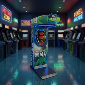 Máquina de Juego Arcade de Boxeo MMA de Alta Demanda, Metálica y de Plástico, 150W 110V/220V, Comercial para Parques de Diversiones - Product Image 2