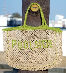 2026 New Trend Eco-friendly Large Capacity Minimalist Bohemian Jute Tote <b>Bag</b> for Women <b>Initial</b> Embroidery Open Messenger <b>Bag</b> - Product Image 4