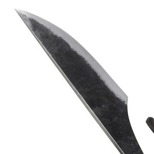 Couteau de cuisine multifonctionnel à lame unique en acier au carbone forgé à la main, style médiéval antique, personnalisé, fait main, OEM, Burraq - Product Image 6