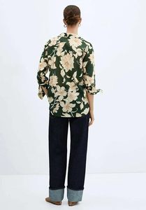 Blusa Corta Holgada de Rayón para Mujer, Estilo Coreano, Manga Larga, con Botones, para Oficina y Uso Casual - Product Image 3