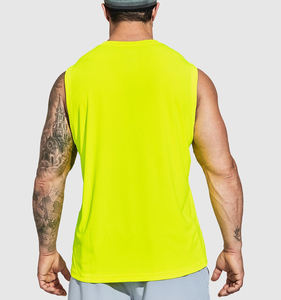 Débardeur de fitness en nylon et élasthanne, extensible dans quatre directions, haute élasticité, respirant, vêtement d'entraînement - Product Image 4