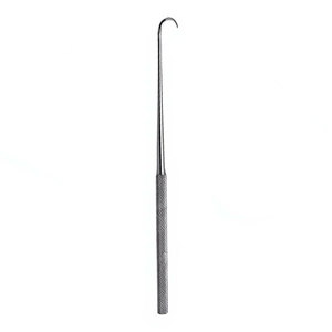Retracteur cutané à crochet simple de 6,25 pouces à pointe acérée, instrument chirurgical en acier inoxydable allemand, crochet chirurgical de précision pour tissus cutanés - Product Image 6