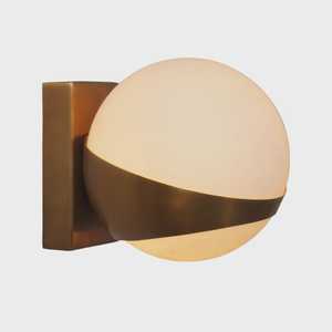 Applique <span class=keywords><strong>da</strong></span> <span class=keywords><strong>Parete</strong></span> Moderna Minimalista Rimovibile con Globo in Ottone Rotondo per Decorazione Interna del Soggiorno, Ideale per Diwali e Pensionamento - Product Image 4