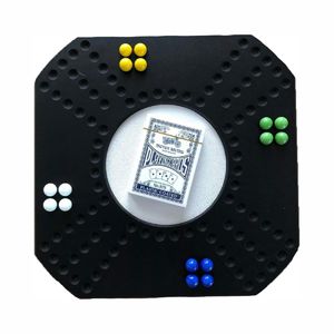 Jeu de société Jackaroo en bois de qualité supérieure |   Jeu de table octogonal pour 4 joueurs, pour la famille et les adultes |   Plateau de jeu de Ludo portable en bois avec billes - Product Image 5