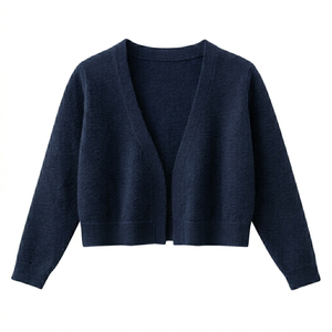 Cárdigan drapeado para mujer, capa de moda para un atuendo informal cómodo y una apariencia sofisticada para el día a día - Product Image 1