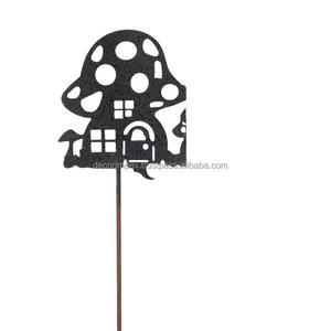 New Design <b>Flower</b> Leaf Shaped Garden <b>Stick</b> Wholesale Metal Garden Stake Elegant Iron <b>Flower</b> Plant <b>Stick</b> Durable Quality - Product Image 1