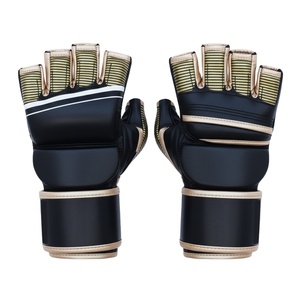 Gants de grappling MMA professionnels à doigts ouverts, design renforcé - Product Image 3