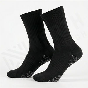 Performance Crew Cushioned Athletic Sports <b>Socks</b> Sweat-Absorbent Customized Color Breathable Running Gym Training Fitness Gear - Product Image 3