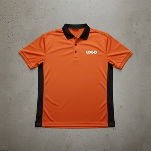 เสื้อโปโลผู้ชายคุณภาพสูง 100% สำหรับฤดูร้อน ไซส์ใหญ่ แขนสั้น ลายเรียบ สร้างแบรนด์ของคุณเอง เหมาะสำหรับใส่กลางแจ้ง - Product Image 1