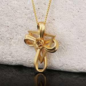 Colgante BOJ RCJ 001 Victoriano Personalizado Rosacruz Hecho a Mano en Plata de Ley, Cruz de la Rosa, Símbolo Alquímico, Precio Bajo en Oferta - Product Image 3