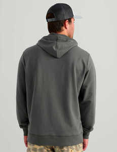 Sweat-shirt à capuche gris foncé pour homme avec imprimé poisson sur le devant, pull à motif personnalisé pour adulte, haut à manches longues - Product Image 2