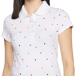 Polos de algodón de alta calidad con logotipo bordado personalizado para mujer, ropa deportiva informal de marca, polo de moda urbana para mujer - Product Image 6