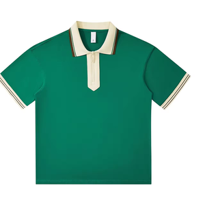เสื้อโปโลผู้ชายสั่งทำ เสื้อโปโลขายส่ง ผ้าฝ้ายพรีเมียม แขนสั้น ผู้ผลิตเสื้อยืดโปโล OEM สไตล์ลำลอง - Product Image 4