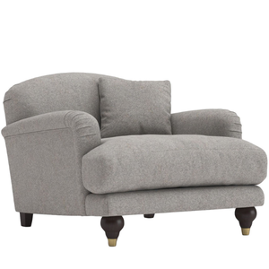 Canapé 1 place avec coussin de dossier, couleur gris élégant, idéal pour le salon - Vente flash - Product Image 4