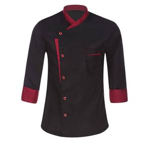 Fabricant d'uniformes de chef, veste de chef 100% coton, manches longues, unisexe, vêtements de travail pour restaurant, hôtel, cuisine, vente en gros - Product Image 5