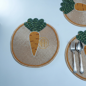 Manteles Individuales de Lujo Hechos a Mano con Cuentas para Comedor, Proveedor Mayorista para Hostelería y Compradores al por Mayor - Product Image 1