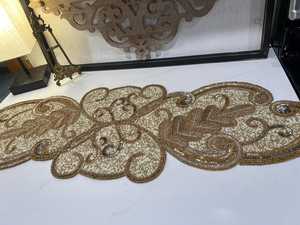 Embroidered Floral <b>Table</b> <b>Runner</b> Vintage Bohemian Home Decor - Product Image 1