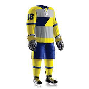 Quick Dry Breathable Printed <b>Ice</b> Hockey Jersey Summer Spring 100% Polyester Anti-Bacterial Custom Team Names Low MOQ New Arrival - Product Image 5