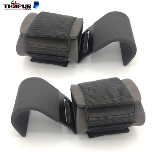 Sangles de musculation et de levage de poids en néoprène Deep Fitness – Sangles de musculation robustes pour soulevé de terre avec protection de la paume - Product Image 6