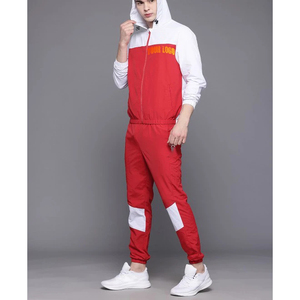 High Quality Men’s Windbreaker Suit <b>Zipper</b> <b>Jacket</b> and Pants Set Sportswear - Product Image 6