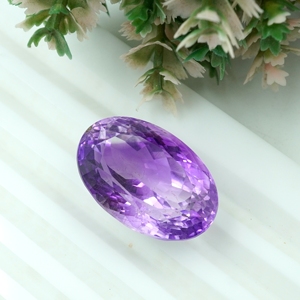 Piedra Preciosa de Amatista Natural, Forma Ovalada, 31.60 Quilates, Piedra Suelta - Product Image 3