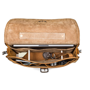 Classic Vintage Fashion Casual Single Shoulder <b>Crossbody</b> <b>Bag</b> Genuine Leather Business Men's <b>Messenger</b> <b>Bag</b> Button Chains Logo - Product Image 6