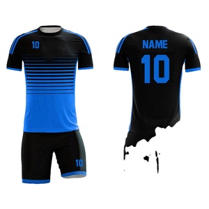 ชุดฟุตบอลผ้าโพลีเอสเตอร์สำหรับผู้ชายชุดนักฟุตบอลผ้า100% ใส่สบายพร้อมโลโก้ตามสั่ง - Product Image 6