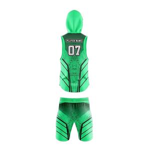 Uniforme de football 7v7 personnalisé sublimé avec logos brodés |   Exportateur en gros de maillots et shorts respirants OEM - Product Image 3