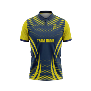 เสื้อแข่งคริกเก็ตแบบกำหนดเอง OEM คุณภาพสูง โพลีเอสเตอร์ ชุดทีมขายส่ง เสื้อคริกเก็ตสวมใส่สบาย เสื้อกีฬา - Product Image 1