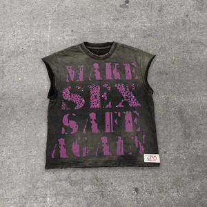 T-shirt vintage personnalisé, t-shirt patchwork, t-shirt imprimé à l'écran, t-shirt surdimensionné personnalisé - Product Image 6