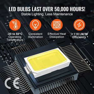 Luci LED Esagonali per Garage 66300LM 6500K, Sistema a 15 Griglie Fai-da-Te, Illuminazione Bianca Fredda per Dettagli Auto e Parcheggi - Product Image 5