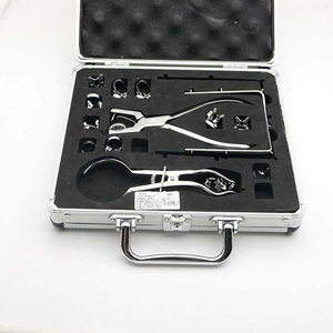 Stainless Steel Rubber Dam Hole <b>Punch</b> Forceps Dental Clamp Manual Surgical Instrument <b>Set</b> CE Certified - Product Image 5