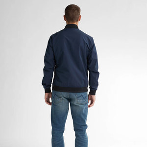 Chaqueta Bomber de Algodón Tejido de Alta Calidad con Logotipo Bordado Personalizado, Chaqueta de Invierno para Hombre con Cierre de Cremallera, Chaquetas Bomber para Hombre - Product Image 3