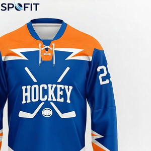 Premium Custom Ice Hockey Jersey Team Uniform OEM Sublimation Ice Hockey Jerseys for Clubs With Custom <b>Name</b> Player and Number - Product Image 5