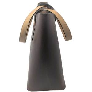 Bolso de mano de cuero marrón tejido a mano para mujer, elegante bolso tote, proveedor mayorista de la India a precio de mayoreo. - Product Image 4