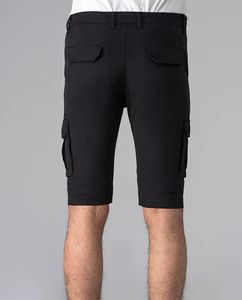 Pantalones Cortos Cargo Negros para Hombre, 100% Algodón, Cintura Media, Cierre de Botones, Estilo Casual, con Bolsillos, Gran Venta - Product Image 6