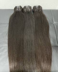 Machine d'extension de cheveux Remy vietnamienne de haute qualité Genius Weft Double Weft Soft Human Hair Bulk Cheap Price - Product Image 6
