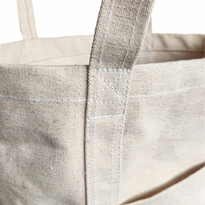 Spacious Reusable Thick Canvas Tote Bag with Pocket Premium Fabric Design for Wholesale and Bulk Orders - Product Image 4